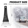 Sylvil 2 PCS Car Ice Scraper, Scratch Free Ice and