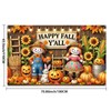 HOMETITUTE Fall Thanksgiving Party Decorations Banner Autumn Maple Leaves Pumpkins