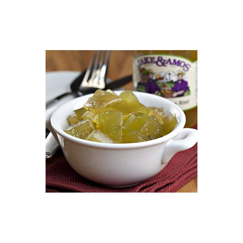 Jake & Amos Pickled Sweet Watermelon Rind- 2/20 oz. Jars