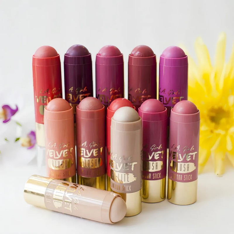 Rubor en Barra L.A. Girl Velvet Blush Natural Hipoalergénico 10mL