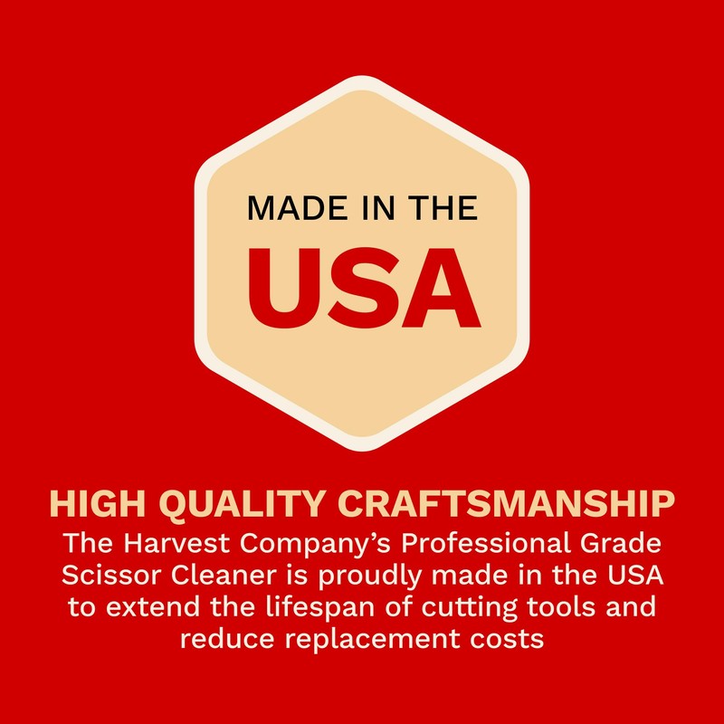The Harvest Company Professional Grade Scissor Cleaner, Non-toxic, Biodegradable, Removes