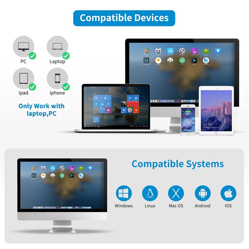 NETUM Wireless 2D QR Barcode Scanner with Stand, 3 in