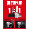 TOPIK T6 9005 Fog Light Bulbs, Upgrade Halogen Bulbs, 300%