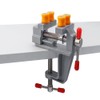 Wolfride Desktop Vice, Small, Table Vice, Mini Clamp, Rotary, Tabletop