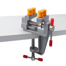 Wolfride Desktop Vice, Small, Table Vice, Mini Clamp, Rotary, Tabletop Vice, Anvil Vice, Woodworking Vice, For Carpentry, Aluminum Alloy, Work Bench, Fine Tasks, Fixing Tool, DIY