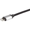 Renkforce LIGHTNING-KABEL GEWEBEM 0,5M