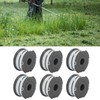 6pcs Weeder Replacement Spool 38.6ft 0.06in String Trimmer Replacement Spool