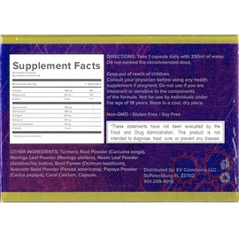 Turmeric Ultra Advance 3 Gold Glucosamine Chondroitin Joint Support Formula – Advanced Triple Action Relief for Mobility & Flexibility – Non-GMO, Gluten-Free and Joint Supplement