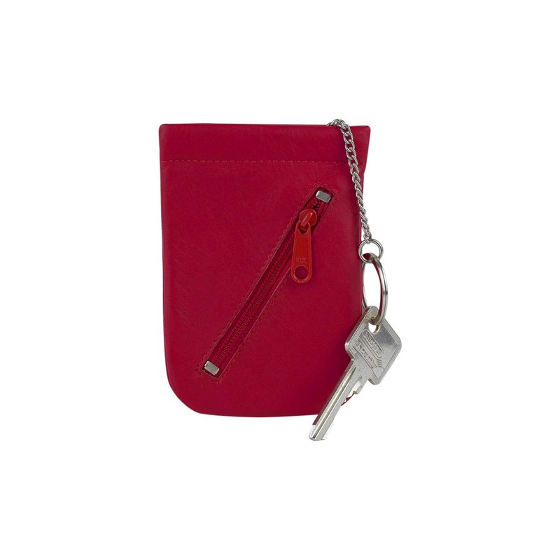 LEAS Snap Key Case Key Bell Genuine Leather Cherry Special