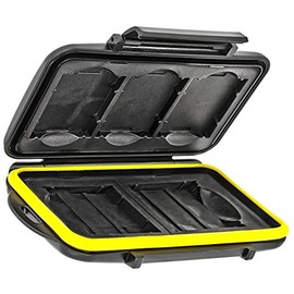 Waterproof Memory Card Protective Hard Case Cover Box For 3 x XQD and 2 CF Compact Flash MEMORY CARD