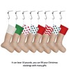 Sunshane 8 Pieces Christmas Stocking Holders Mantel Hanger Hooks Xmas