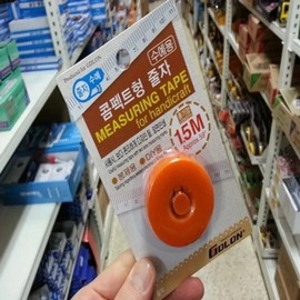 Small sewing tape measure, handicraft fitting, cutting measurement, sewing 1.5m / 소형재봉줄자 수예피팅자 재단측정 소잉 1.5m