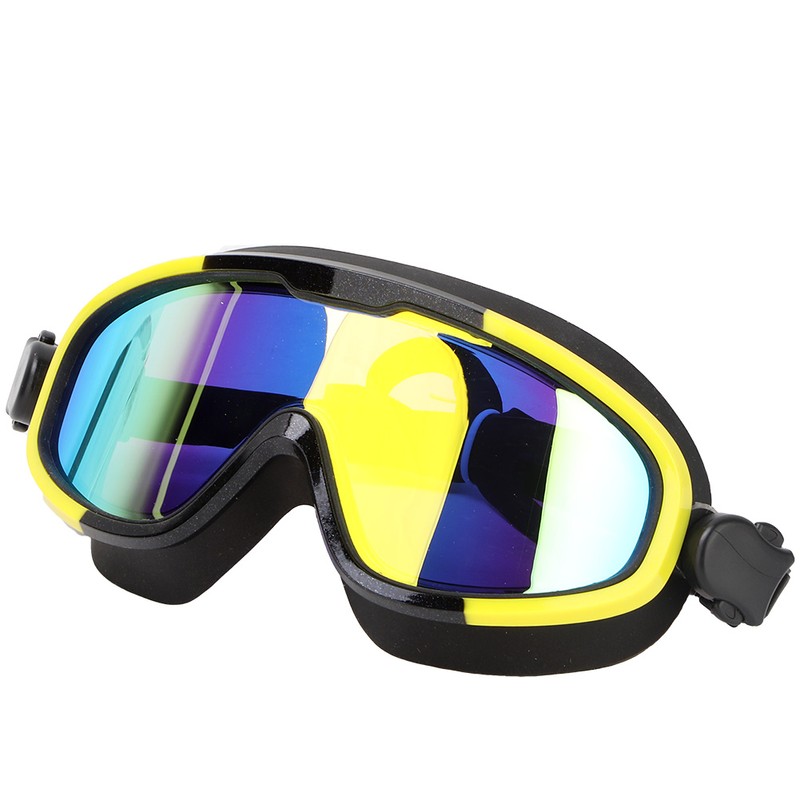 Outdoors Silica Gel HD Anti Fog Waterproof Wide View Swimming
