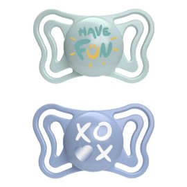 Chicco Physioforma Light Chupón 6-16 M Azul Con Tetina De Si