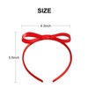 Nuolich Nuolich 2PCS Red Bow Headbands for Girls Women Cute
