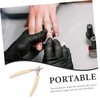 WOONEKY Nail Art Plier Women's Nail Jewelry Removal Plier Manicure