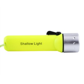 LED Diving Flashlight, Waterproof 180LM Dive Light Diving LED Torch with Hand Strap for Underwater Sports