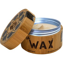 Da’Dude Da Wax – 100ml | Strong Hold & Matte Finish | Premium Hair Wax for Men | Eco-Friendly Bamboo Tub | Long-Lasting, Reworkable Styling for All Hair Types