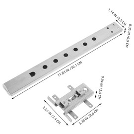 FOMIYES Adjustable Barber Chair Headrest Bracket Salon Chair Head Rest Adjuster Attachment Hairdressing Ergonomic Head Support for Spa Beauty Equipment Silver