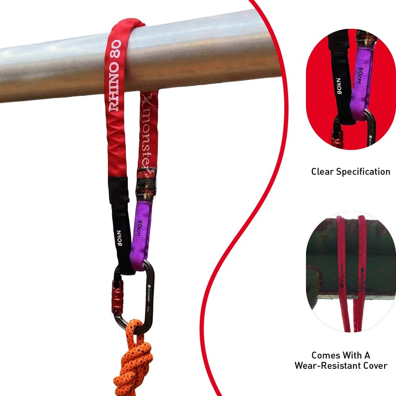 X MONSTER Xmonster Rhino 80 UHMWPE strop High Strength Anchor