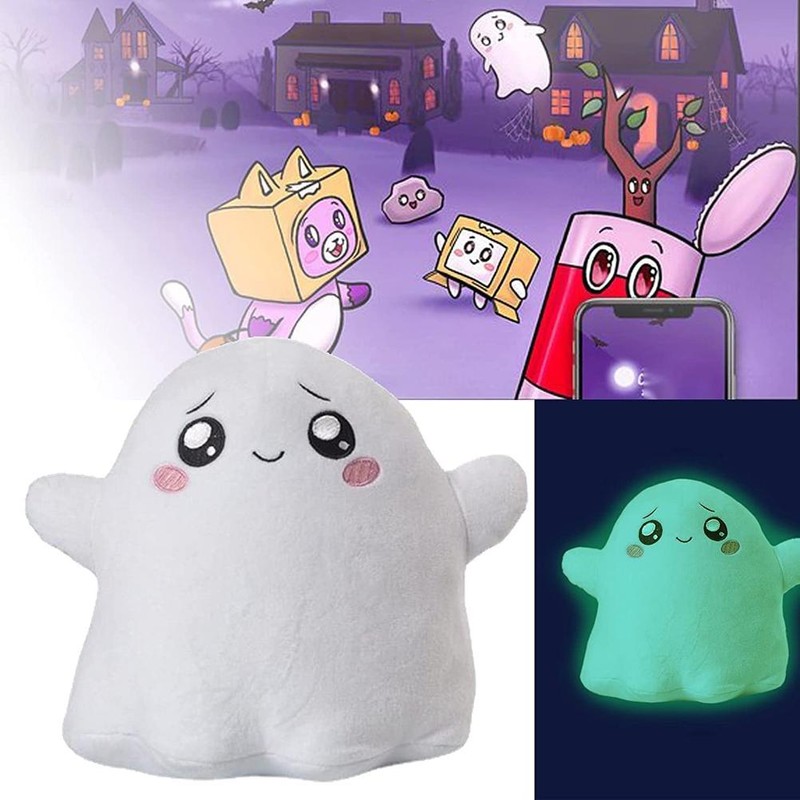 Luminous Cartoon Plush Doll with Removable Headgear Flurry Doll Toy