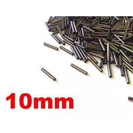 Phoxinus 250 10mm Long Fishing Crimps. 1.2mm ID. For lures, rigs, traces, sea & pike