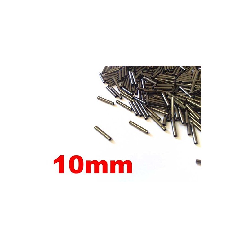 Phoxinus 250 10mm Long Fishing Crimps. 1.2mm ID. For lures,