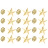 GALPADA Pack of 12 Star Pins Golden Pin Golden Star