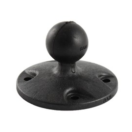 RAM Mounts Composite Round Plate with Ball RAP-B-202U with B Size 1" Ball