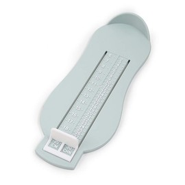 Dispositivo de Medición para Niños Tabla de Medición de Pies para Niños Calibrador de Zapatos Medidor de Pie Profesional (Azul Claro)
