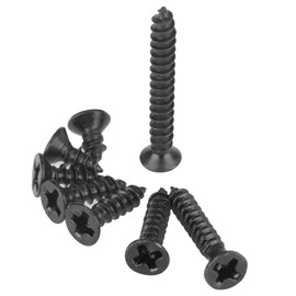 M2 Screws, 800pcs/set M2 Black Carbon Steel Screws Flat Cross Head Countersunk Self Tapping Screws Machine Screws for Decoration,Handmade and Woodworking