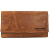 Hill Burry Vintage Leather Women's Purse Blue / Brown /