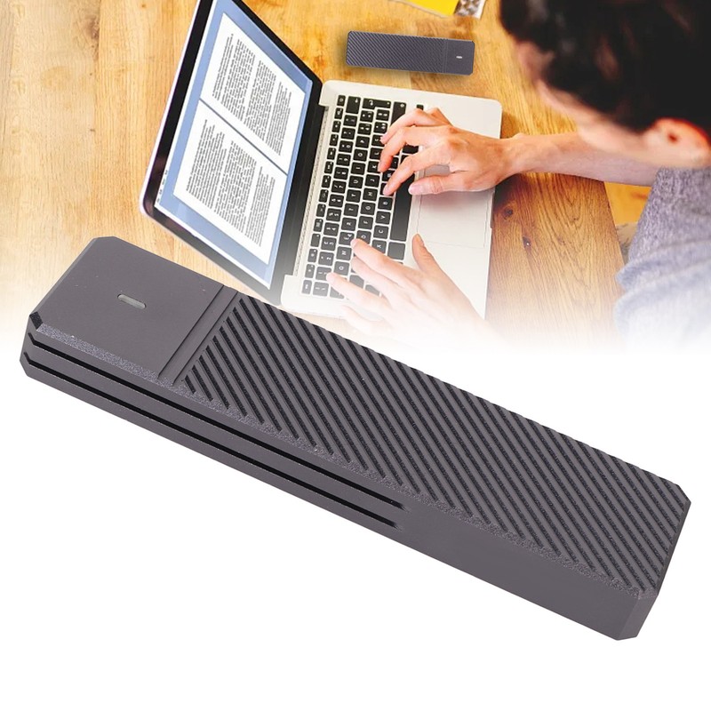 M.2 NVMe SSD Enclosure 10Gbps Transmission USB3.2 Gen2 Auto Sleep