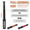 LOZAGU 21-Piece Hex Head Allen Wrench Drill Bit Set, Metric