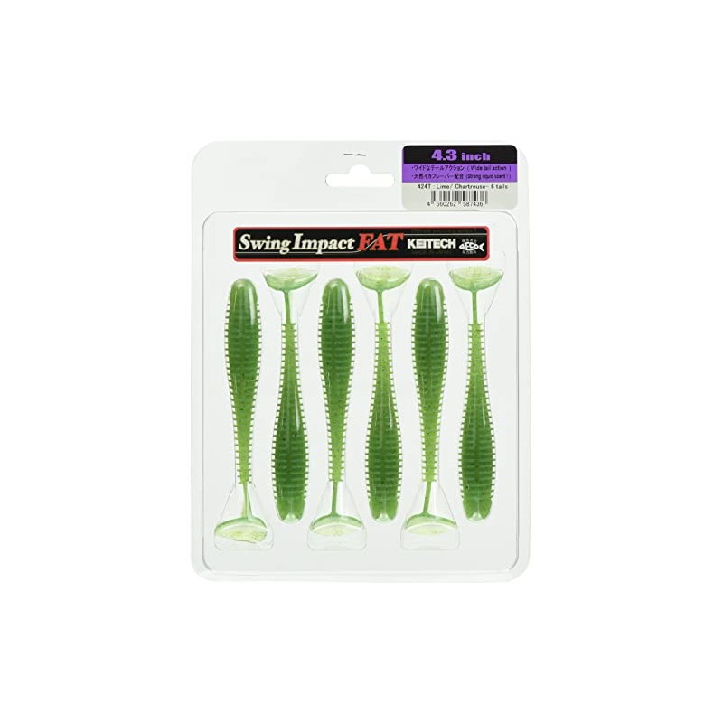 Keitech Swing Impact Fat 2.8 Inches