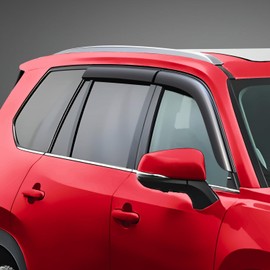 Voron Glass Tape-on Extra Durable Rain Guards for Toyota Grand Highlander 2024-2025, Window Deflectors, Vent Window Visors, 4 Pieces - 100864