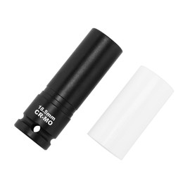 Mayouko 2 PCS 1/2-Inch Drive Wheel Socket Set, 6-Point,Thin Wall Deep Wheel Protector Impact Socket Set, CR-MO, 18.5mm, 19.5mm