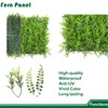 Goleray 20"x20" 9Pack Greenery Wall Backdrops Artificial Grass Panel Faux