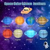 8Pcs Space Planet Paper Lanterns Hanging Planets Lantern Out of