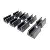 Design61 Clamping Shell Glides, Set of 8, Chair Glides, Floor
