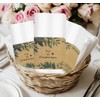 BLISSIQUEE Tears of Joy Handkerchiefs, Pack of 100 Wedding Decoration