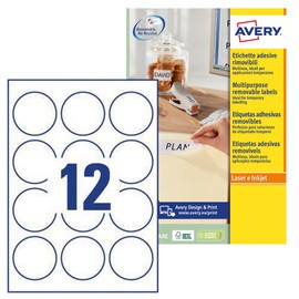 Avery 002051 Ablösbare Produktetiketten