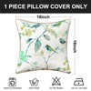 VOGOL 1 Piece Throw Pillow Cover, Green Birds Floral Pattern