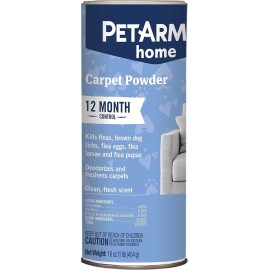 Pet Armor Home Carpet Powder for Fleas and Ticks,protect Your Home from Fleas ,deodorizes