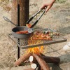 REDCAMP Swivel Campfire Grill Heavy Duty Stainless Steel Grate, Over