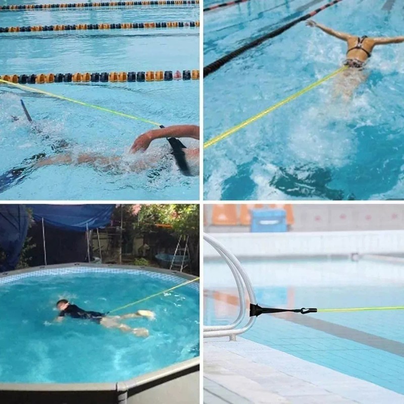 GRAN COMPAÑÍA 4m Cinturones Entrenamiento Natación Resistenc Nadar Cuerdas