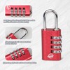 SISAV Combination Lock,4 Digit Gym Combination Padlock for School Lockers,Toolbox,Fence