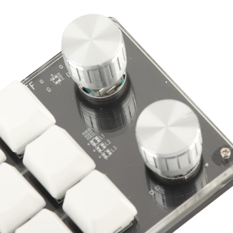 One Handed Macro Mechanical Keyboard 12 Key Multifunction DIY Programmable