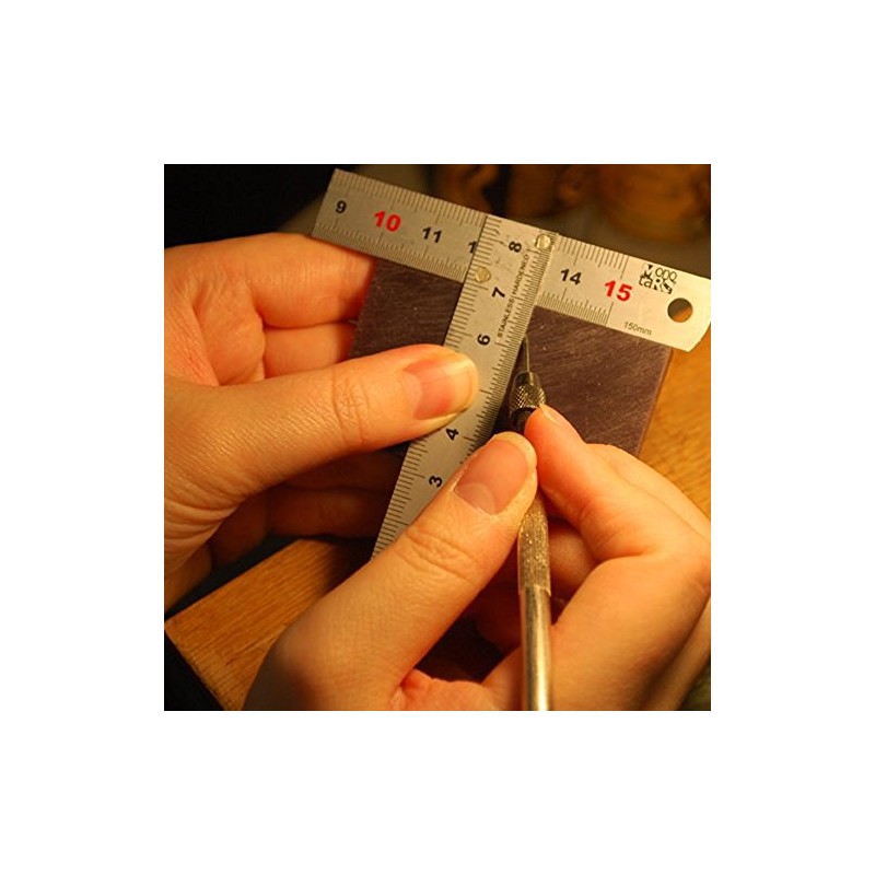 Stainless Steel Ruler, We Processing and Created T-Shaped Engineers Square