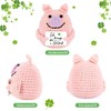 ZHTLTHZ Pocket Hug Lucky Pigs, Creative Knitting Wool, Mini Pig